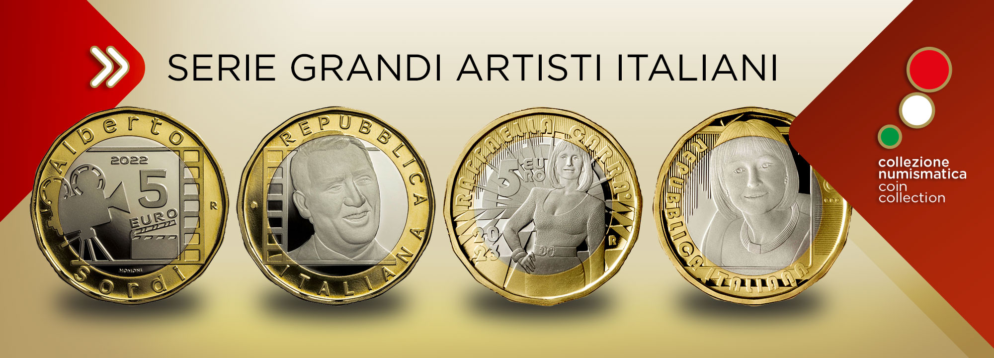 Monete - Serie Grandi Artisti Italiani