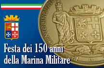 L'Istituto Poligrafico e Zecca dello Stato ha realizzato la Medaglia Celebrativa in occasione della Festa dei 150 anni della Marina Militare.
