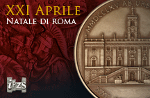 Una Medaglia dell'IPZS per festeggiare il 2765 Natale di Roma