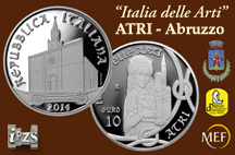 L'IPZS presenta la moneta "Atri, Abruzzo" nel Comune di Lecce nei Marsi