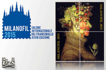 L'Istituto Poligrafico e Zecca dello Stato a Milanofil 2015 con un Foglietto Erinnofilo sull'Arcimboldo