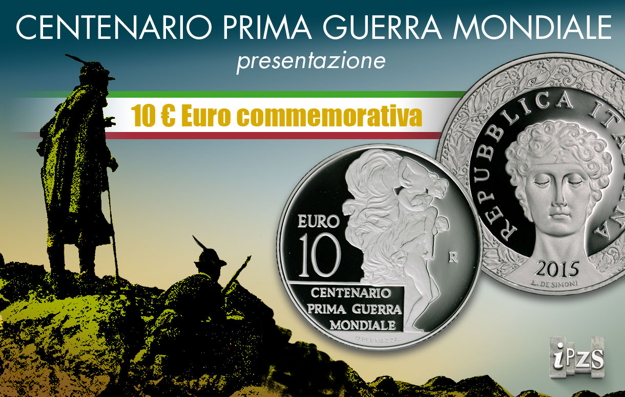 Centenario Prima Guerra Mondiale: l'IPZS e la Guardia di Finanza presentano la moneta