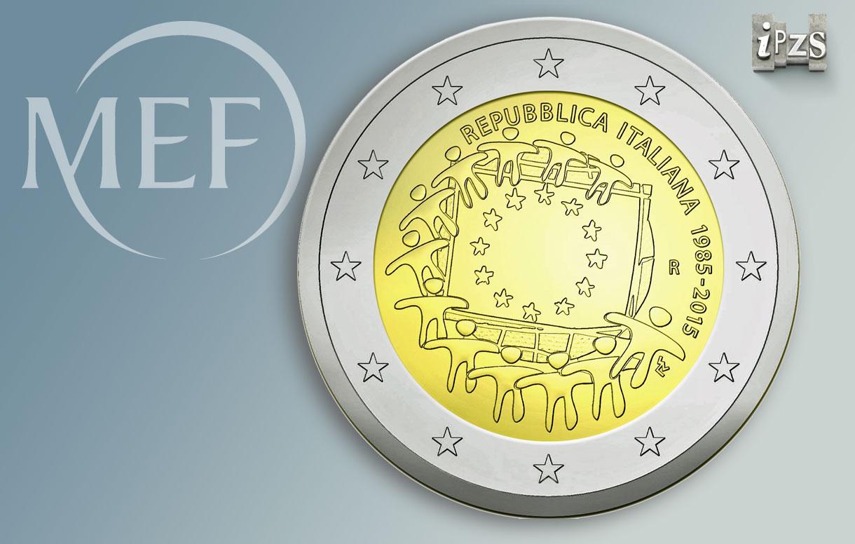 Emissione 2015: una moneta per i 30 anni della Bandiera Europea