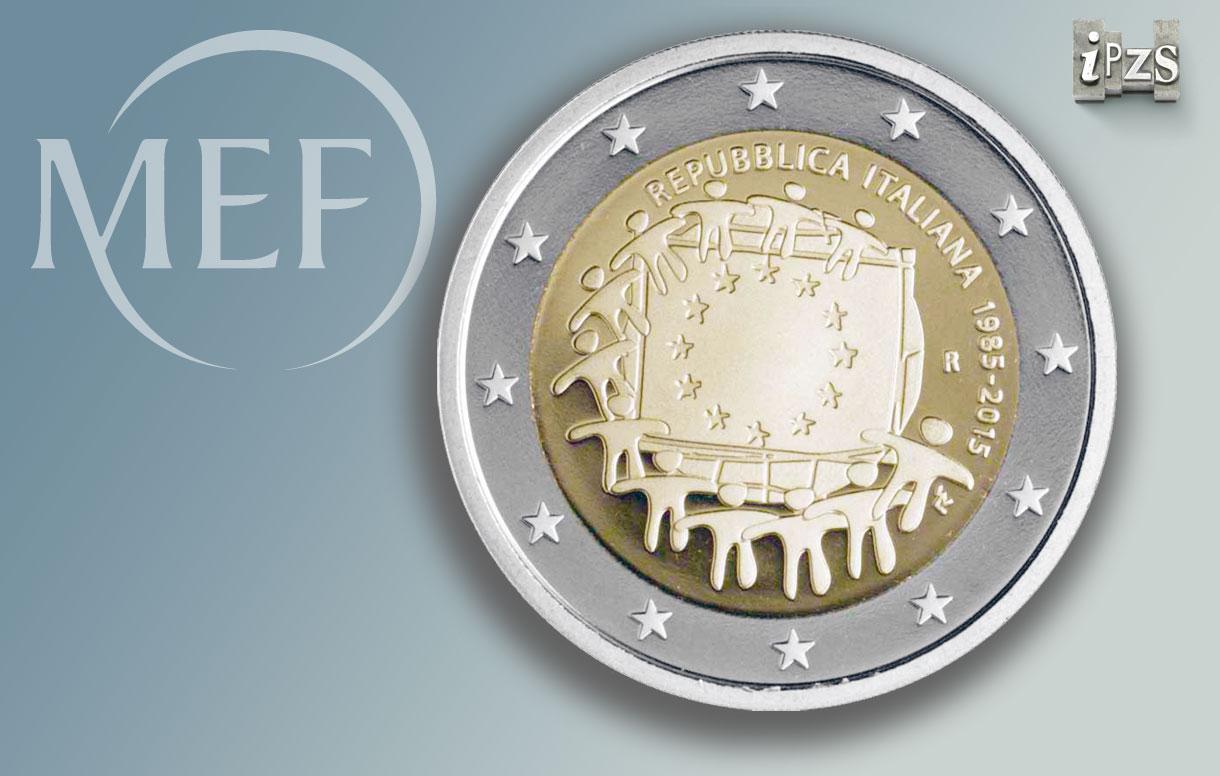 30° Anniversario Bandiera UE: emessa la 2 euro scelta dai cittadini europei
