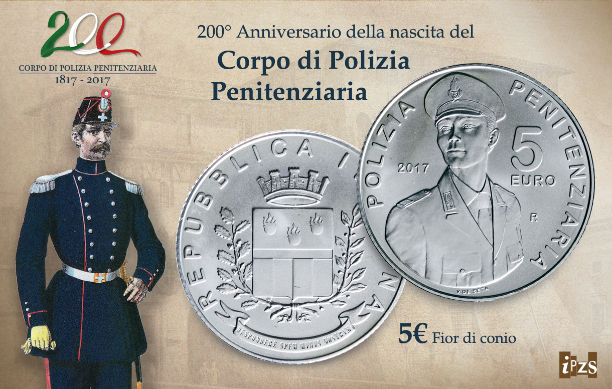 200 anni di Polizia Penitenziaria: presentiamo la moneta