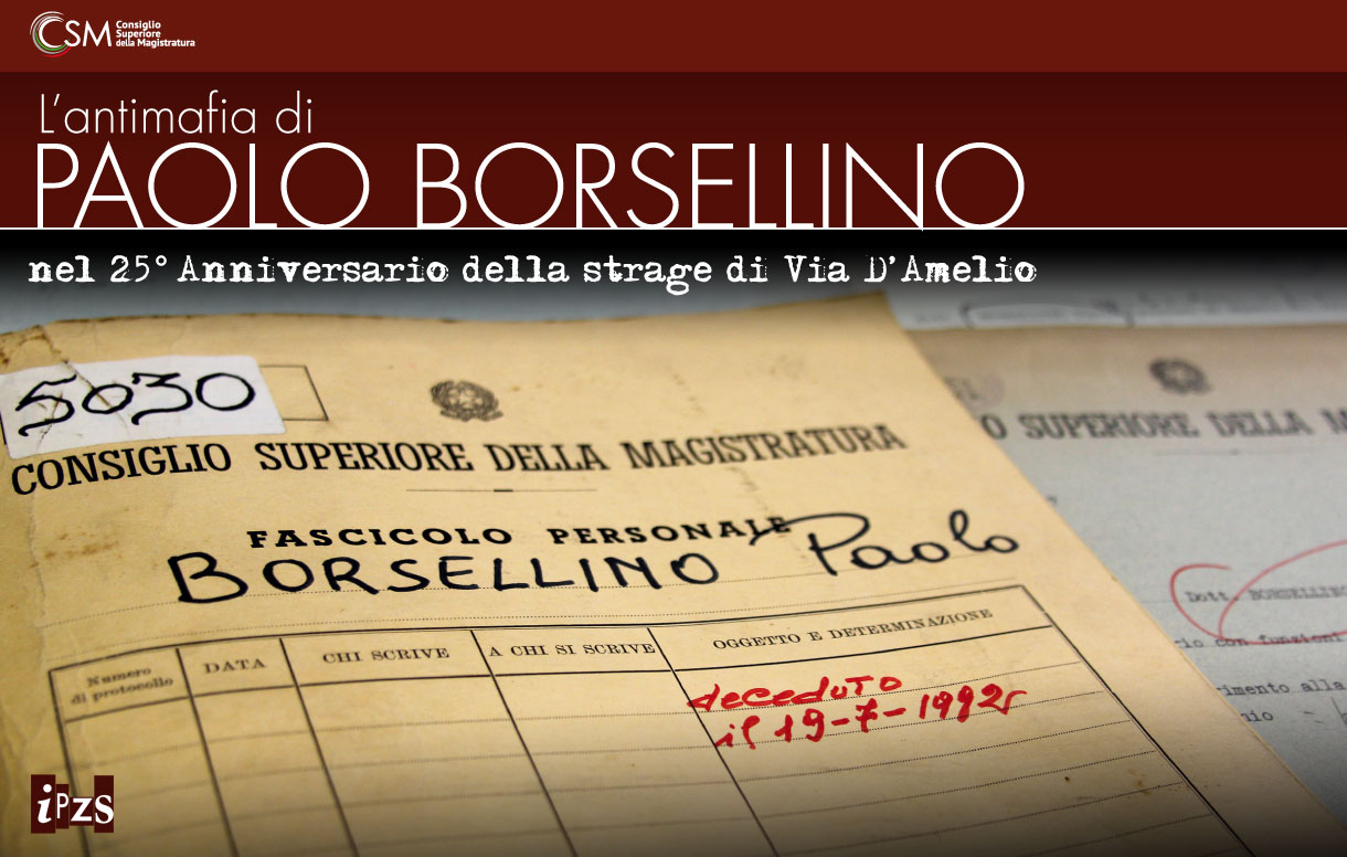 "L'antimafia di Paolo Borsellino"