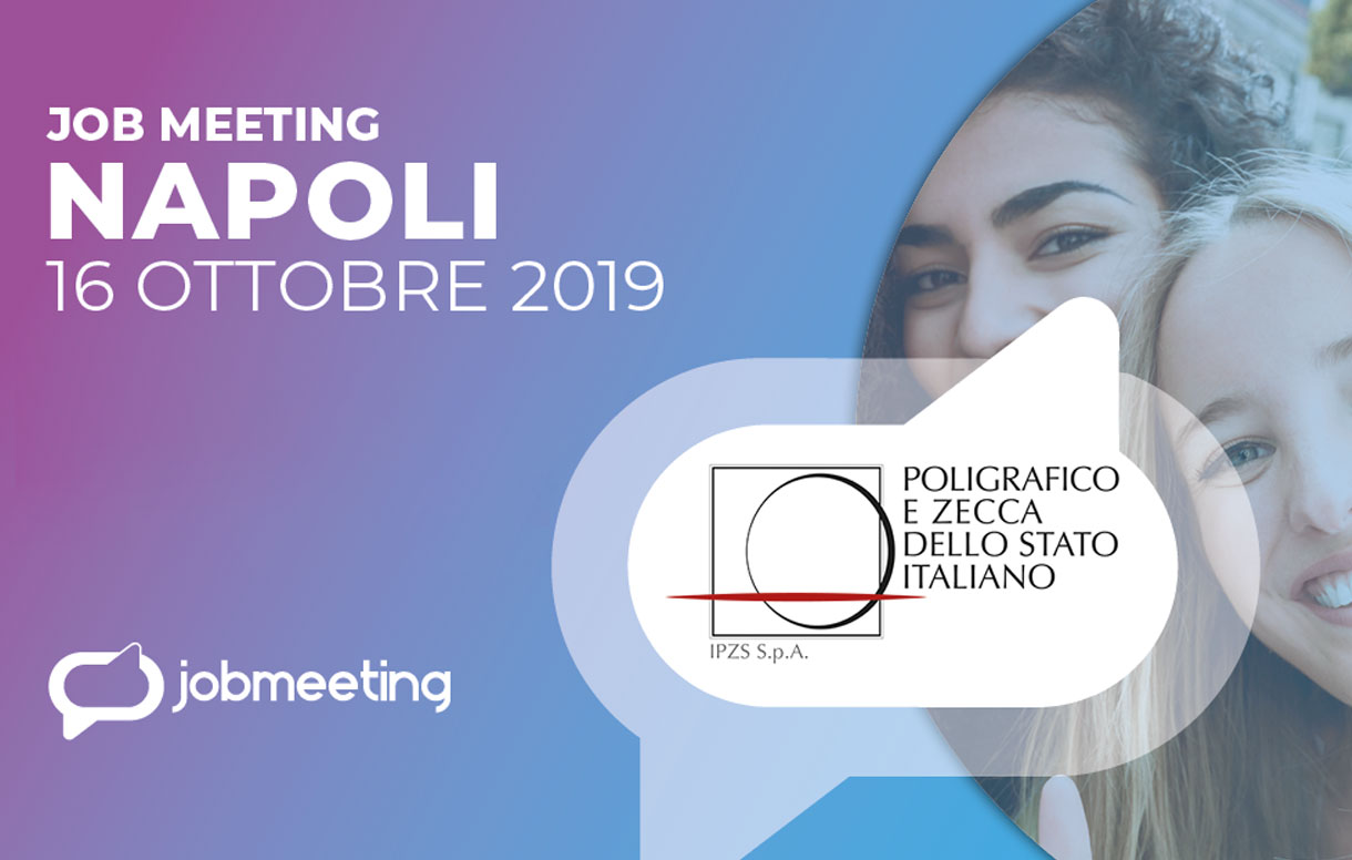 Orientamento, formazione e lavoro. Al Job Meeting di Napoli il Poligrafico incontra i giovani talenti