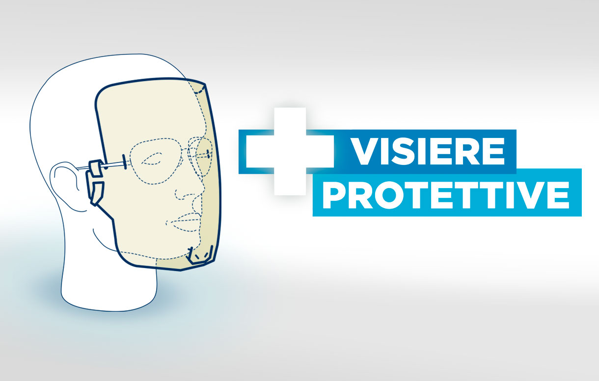 Un milione di visiere protettive sanitarie per l'emergenza Coronavirus