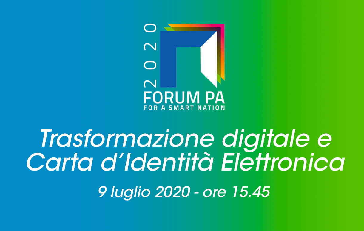 ForumPA2020: la carta d'identità elettronica per una nuova cittadinanza digitale