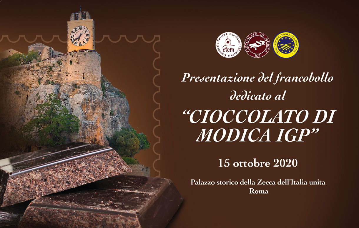 Eventi, filatelia: la presentazione del francobollo dedicato al Cioccolato di Modica IGP