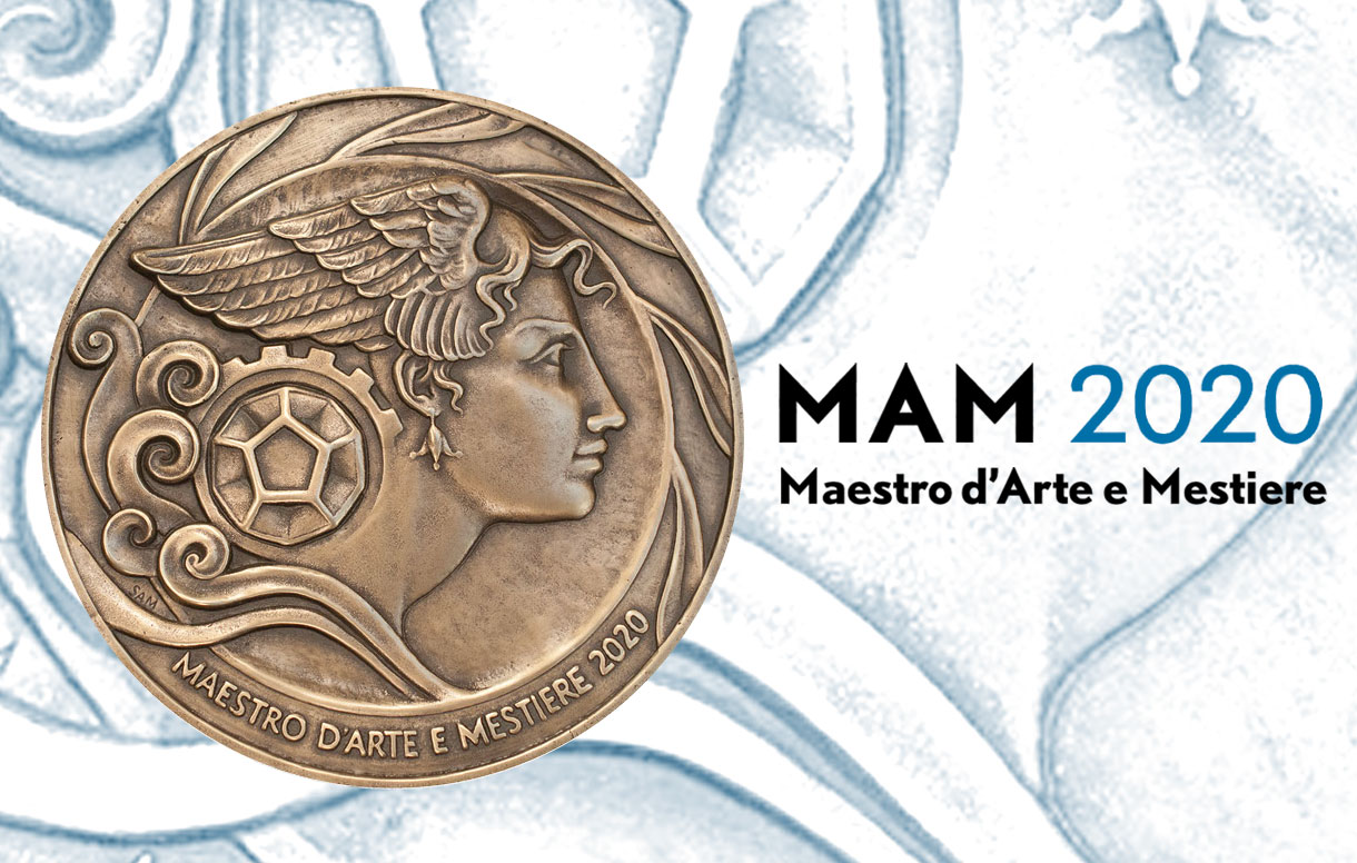 Arte: la Scuola dell'Arte della Medaglia realizza l'opera Premio Maestro d'Arte e Mestiere 2020