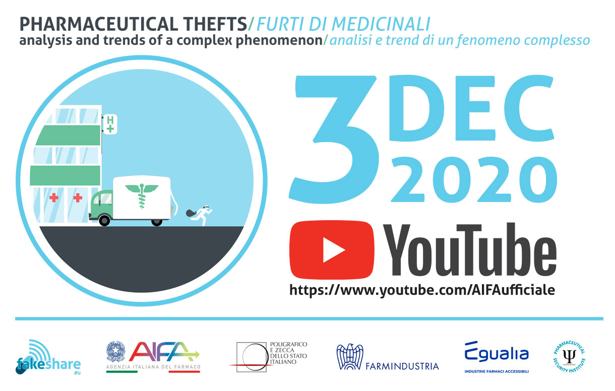 Farmaceutica: un convegno online dell'AIFA sul tema dei furti e della contraffazione di medicinali