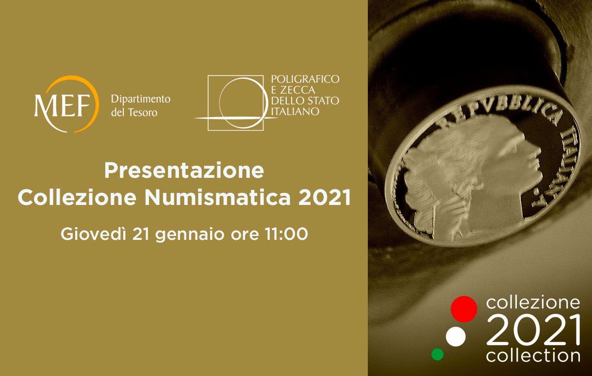 Appuntamenti: Presentazione della Collezione Numismatica 2021 