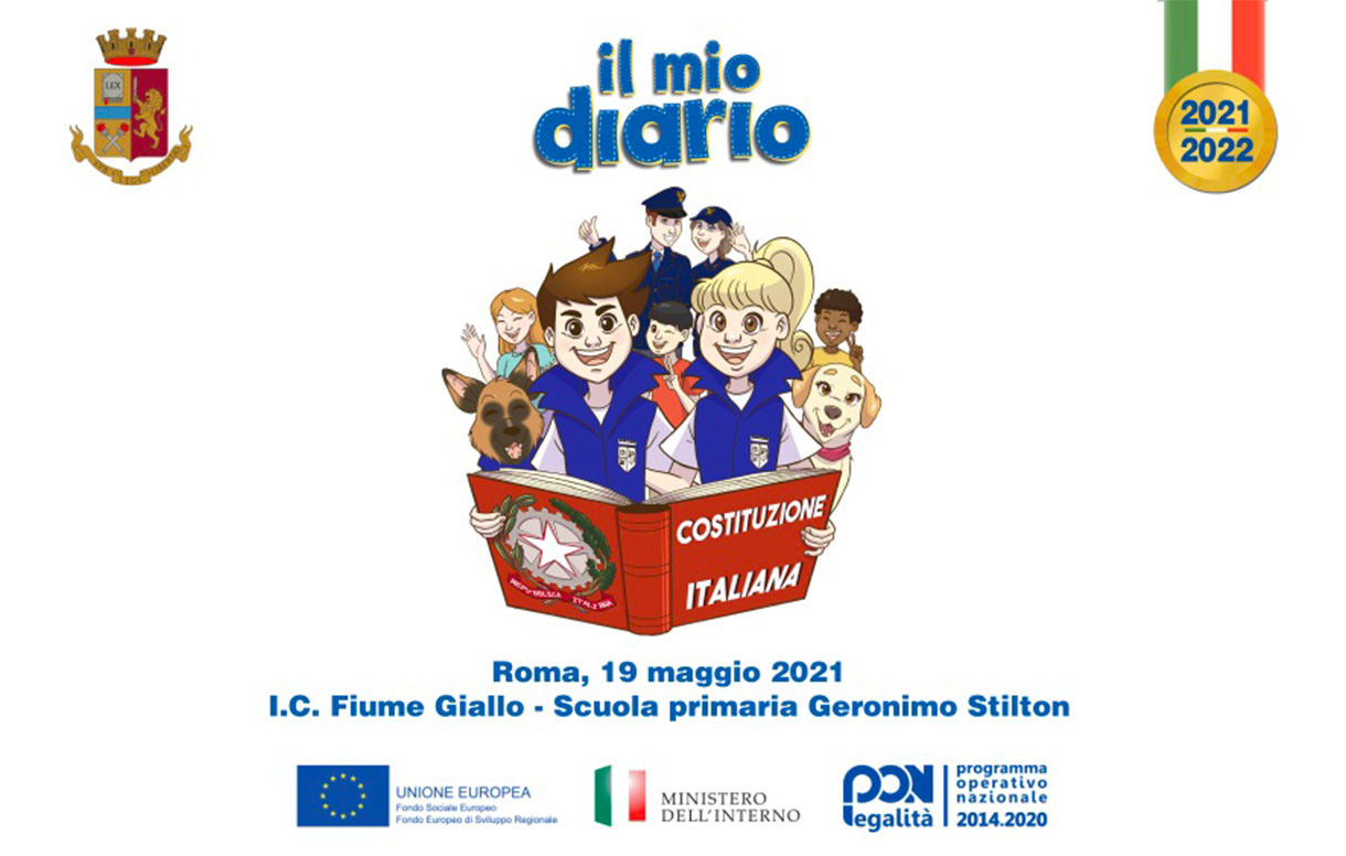 La nuova edizione dell'agenda scolastica "Il Mio Diario" importante progetto di educazione alla legalit