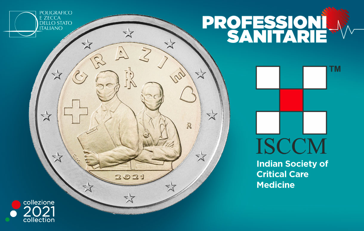 Un articolo della Indian Society of Critical Care Medicine ricorda la 2 euro per le professioni sanitarie 