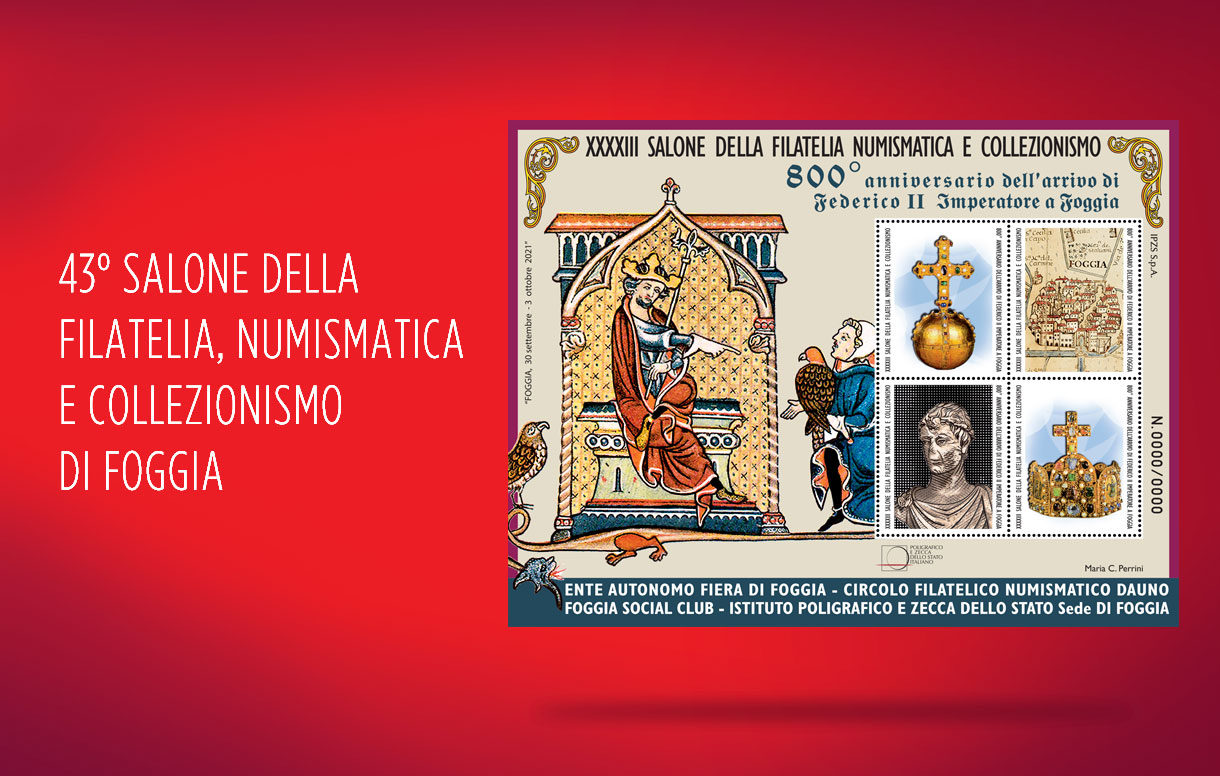 Eventi: il Poligrafico al Salone della Filatelia e della Numismatica di Foggia