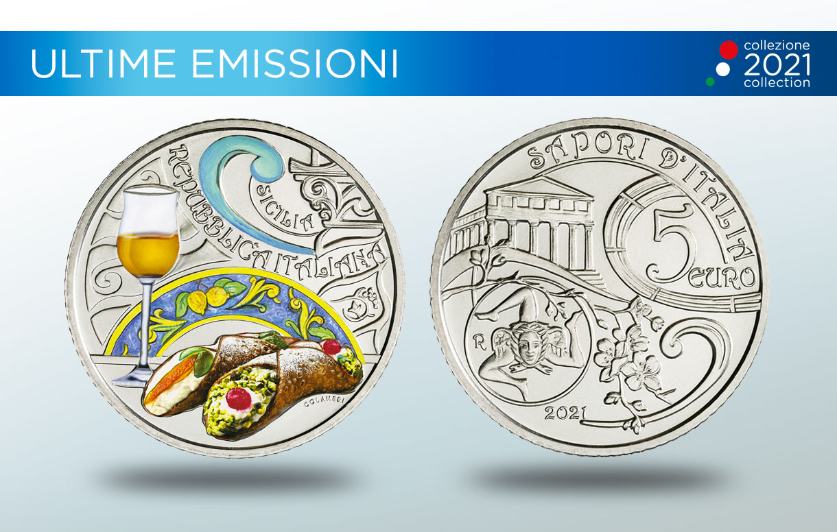 La Zecca dedica una moneta della Collezione Numismatica 2021 alla cultura enogastronomica siciliana