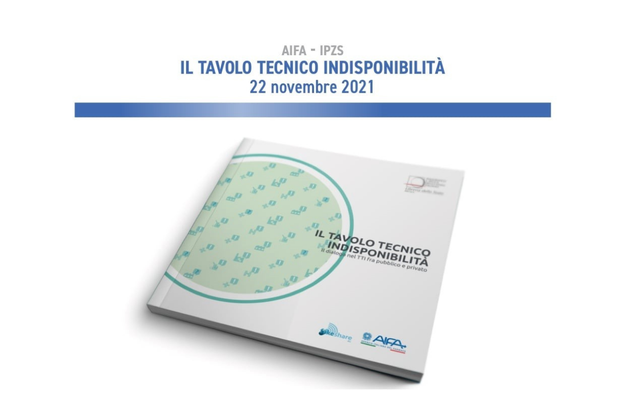 AIFA e Poligrafico presentano il volume "Il Tavolo Tecnico Indisponibilità"