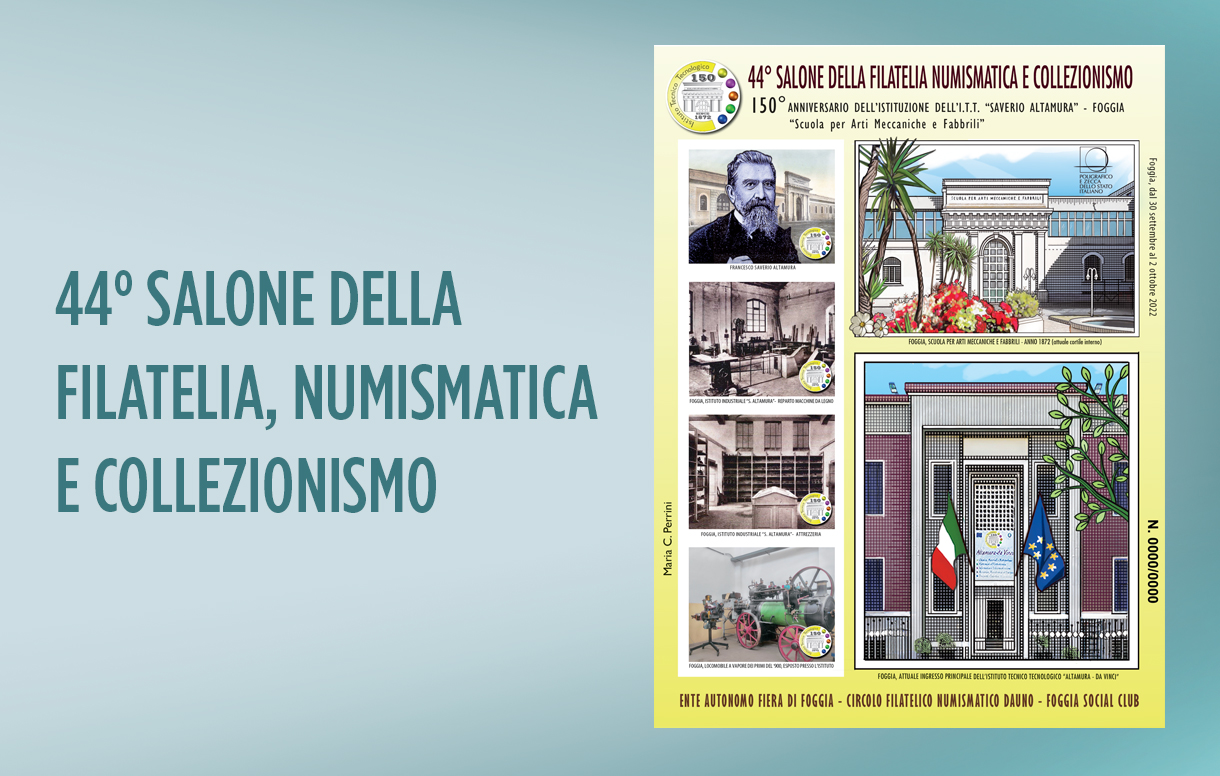 Filatelia e Numismatica: a Foggia per 44° Salone