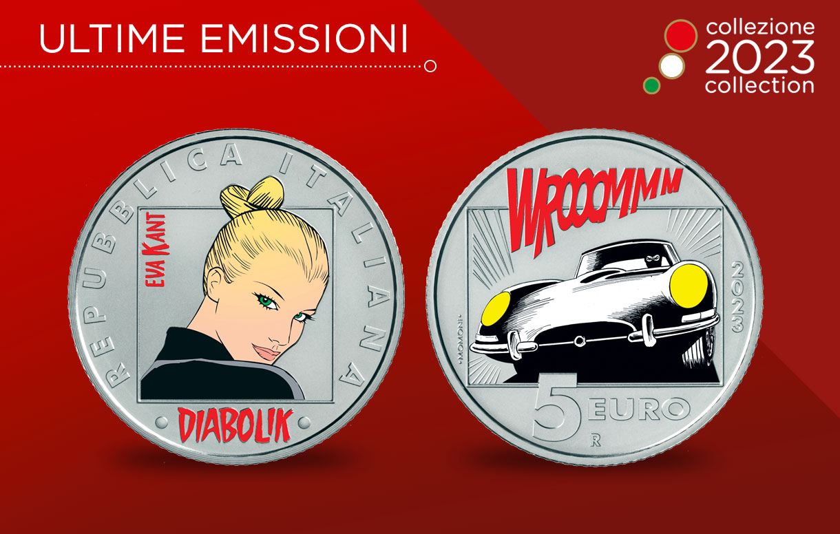 Eva Kant: emessa la moneta dedicata alla protagonista femminile del fumetto Diabolik