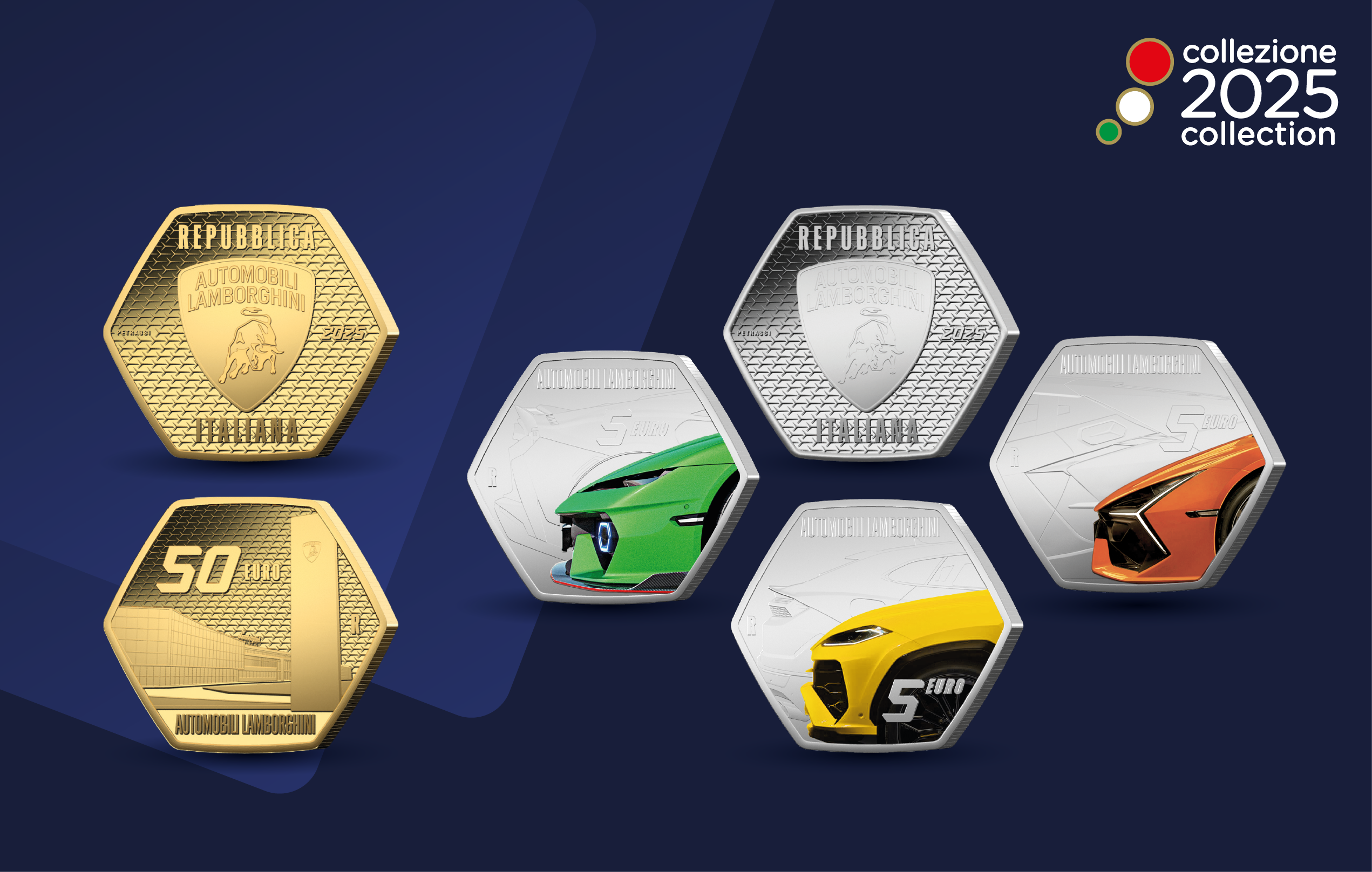 L'eccellenza di Automobili Lamborghini immortalata dalla Collezione Numismatica 2025