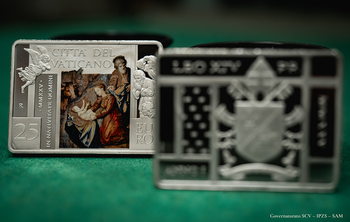 Il Governatorato dello Stato della Citt� del Vaticano e l'IPZS insieme per la moneta del Santo Natale 2025