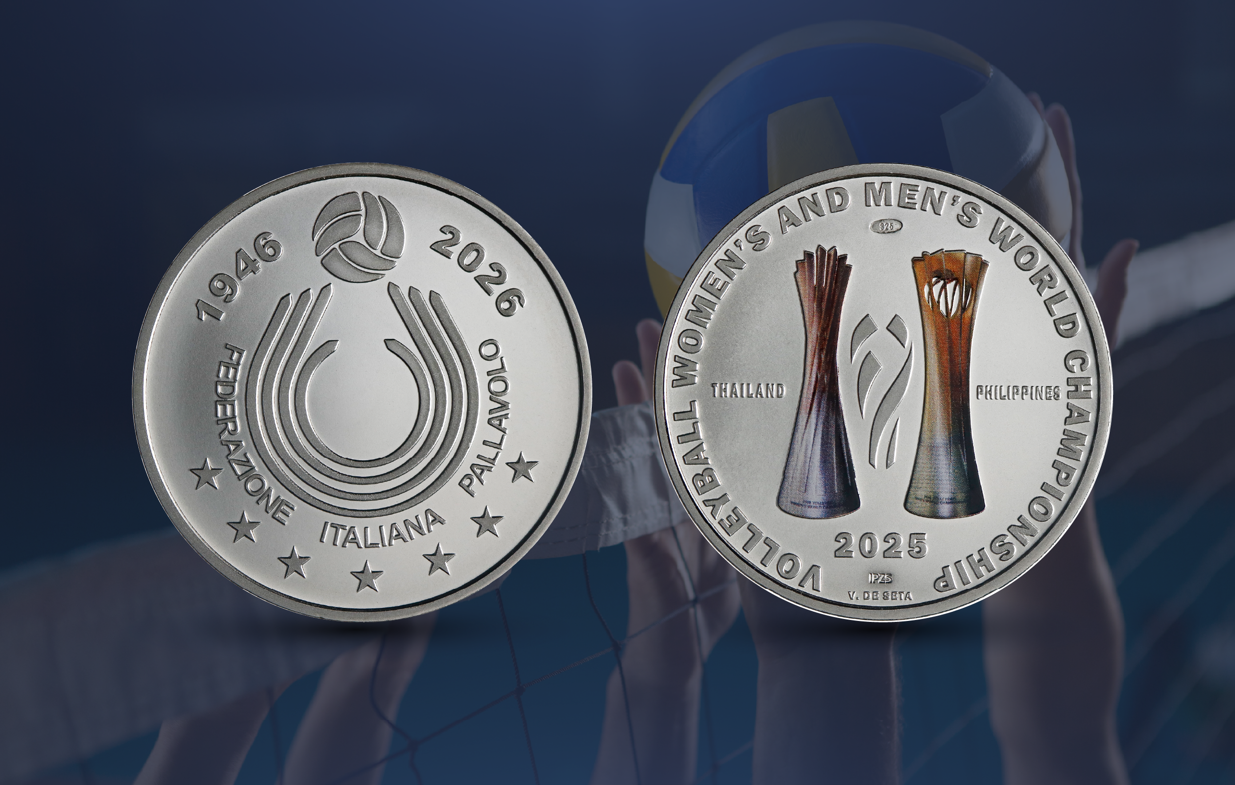 FIPAV: 80 anni di storia e la celebrazione per la vittoria ai Mondiali 2025 in una medaglia