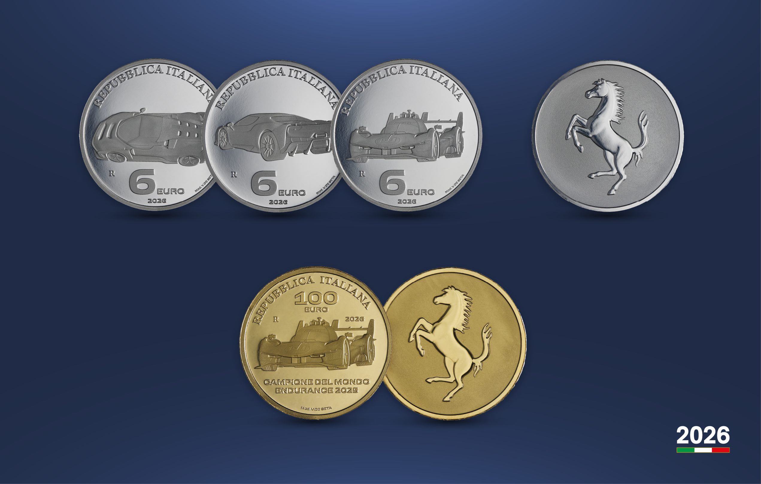 Ferrari entra nel mondo della numismatica italiana
