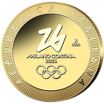 20 euro oro Giochi Olimpici invernali di Milano Cortina 2026 - ¼ oz