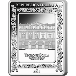5 euro argento Lirica Italiana - Teatro alla Scala - Norma di Bellini