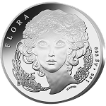 0,25 euro - Giglio - 1 oz<br>Serie Flora e Fauna