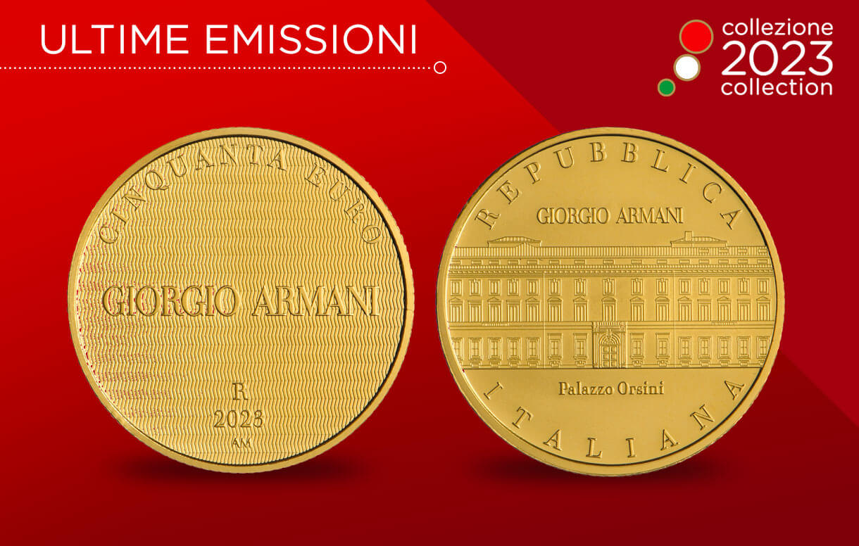 Maison Armani Among the Italian Excellences of the 2023 Numismatic Collection of the Italian Republic