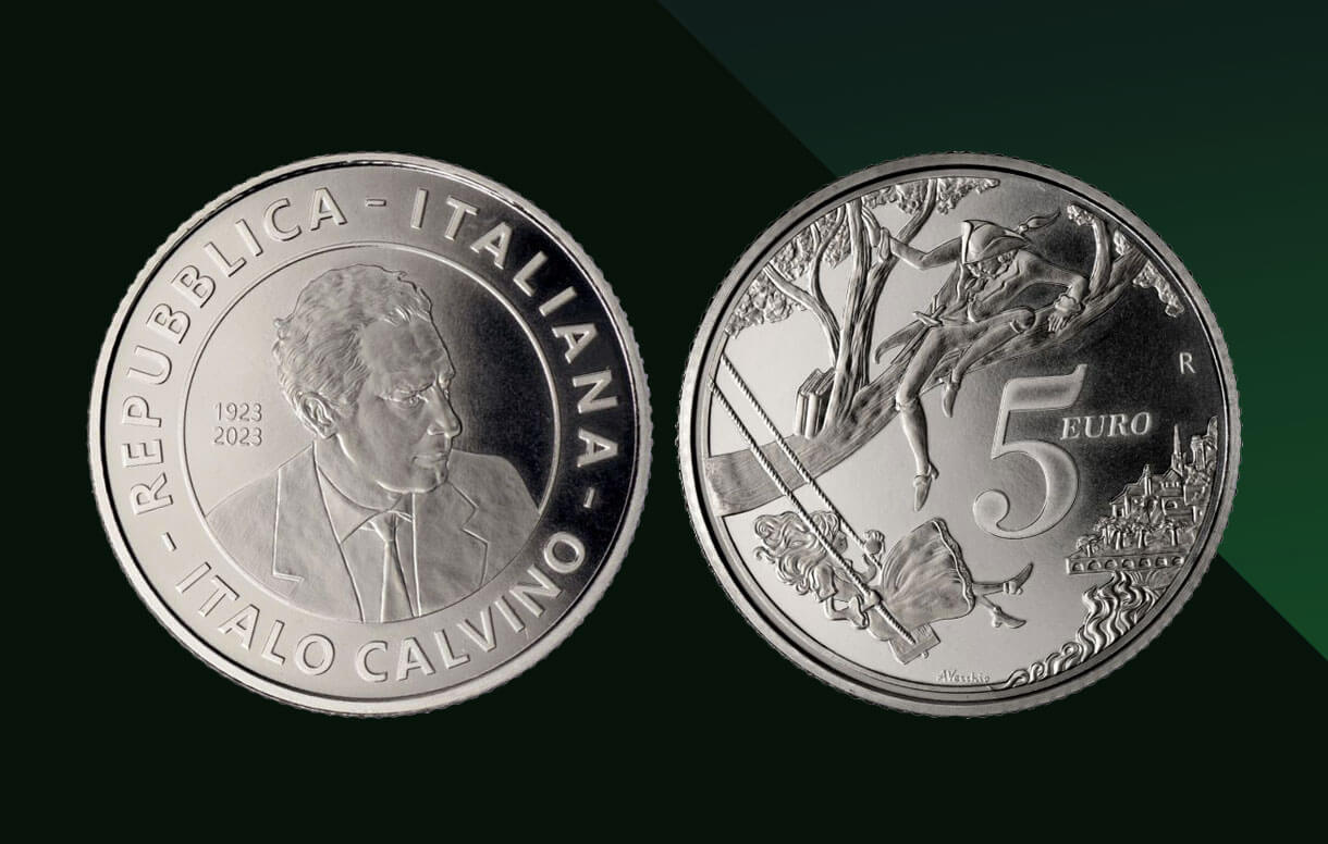 The 2023 Numismatic Collection of the Italian Republic Celebrates the Centenary of Italo Calvino's Birth