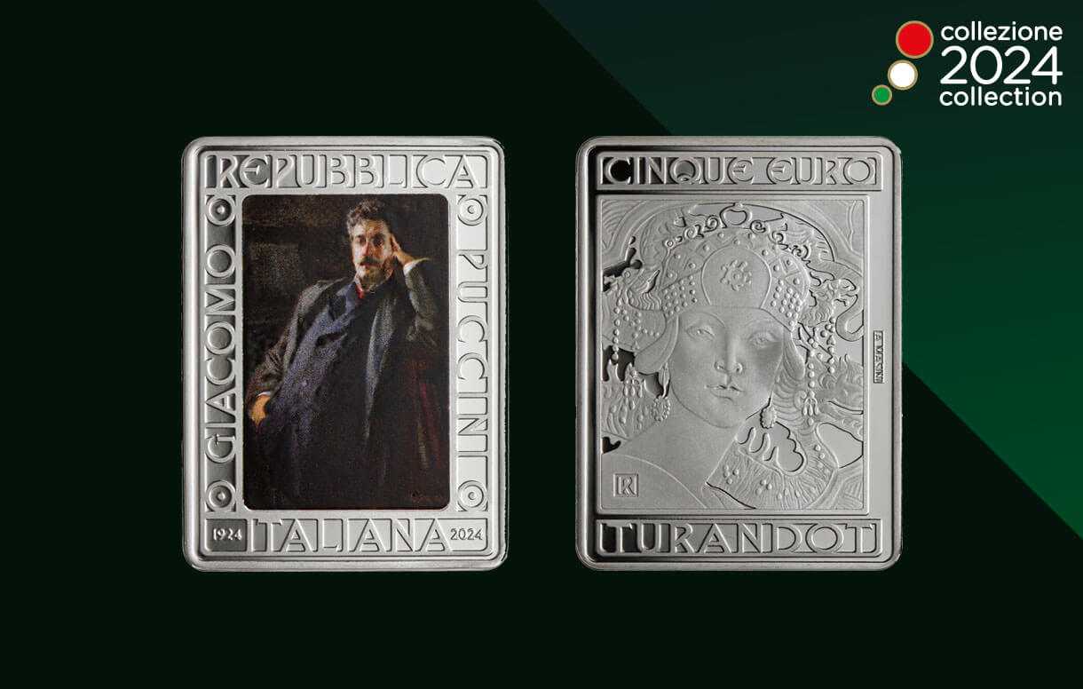 Collezione Numismatica 2024: una moneta dedicata a Giacomo Puccini
