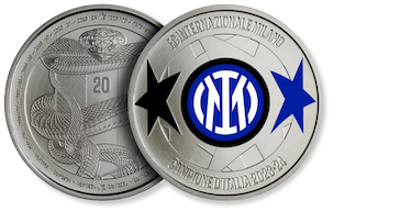 Medaglia Ufficiale Inter Campione d'Italia 2023/2024