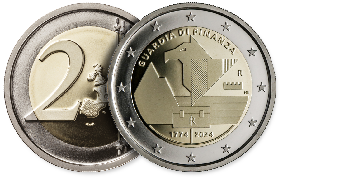 250° Anniversario della Fondazione della Guardia di Finanza - 2 euro