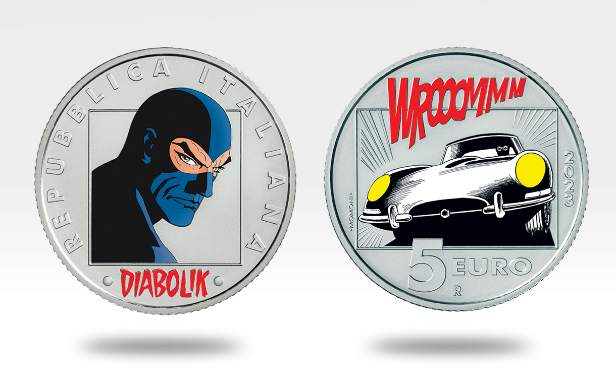 2023 - 5 euro  Serie Fumetti - Diabolik - Diabolik