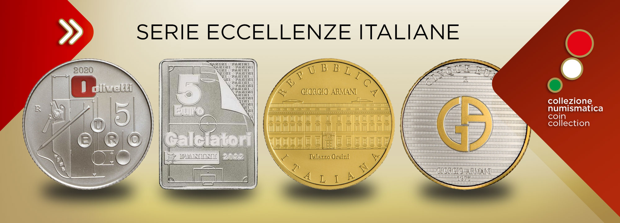 Monete - Serie Eccellenze Italiane